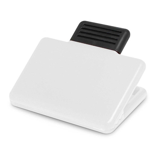 Rectangular Magnetic Clips White
